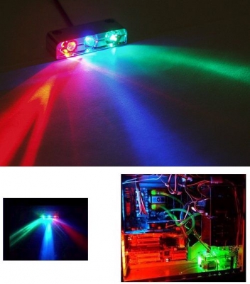 Lazer_Case_Mod_Molex_Anschluss_3_LEDs_tri_multi_Color_LED_Mod_Leiste_Leuchtdiode_Beleuchtung_St