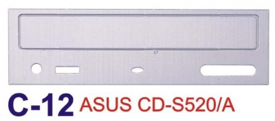 Lian_Li_Alu_CD_ROMDVD_ROM_Bezel_C_12_silber_Aluminium_ASUS_CD_S520A_Front_Laufwerk_Blende