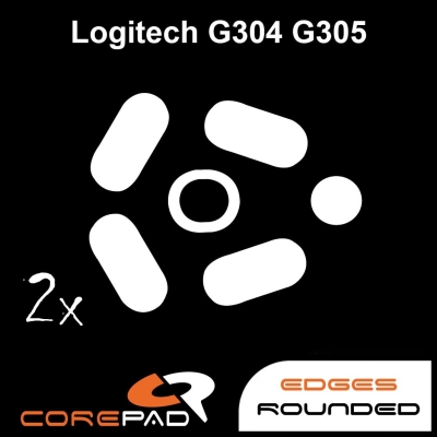 Corepad Skatez PRO 138 Patins Teflon Souris Pieds Logitech G304 / G305