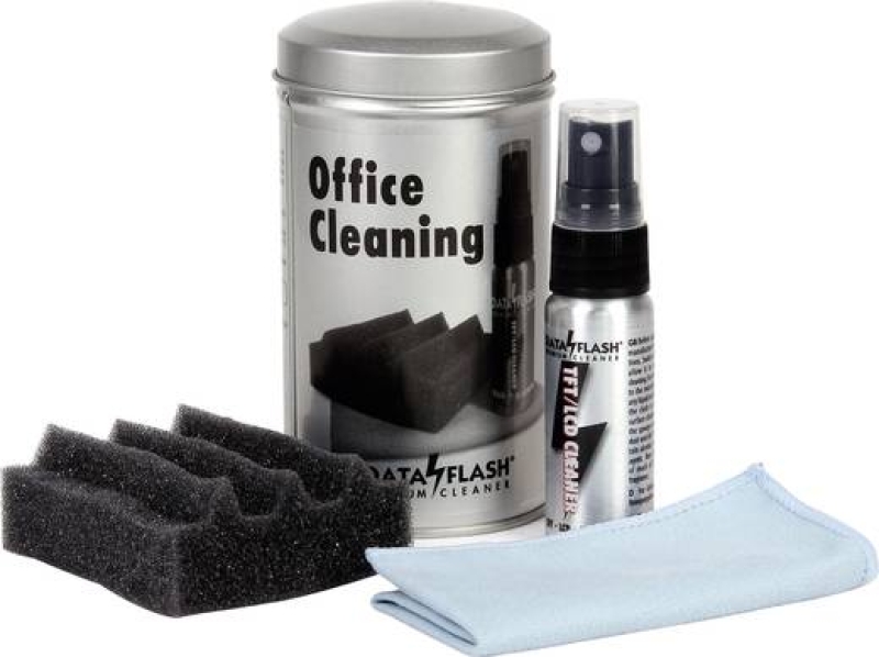 Office-Cleaning-Set PREMIUM [Keyboard / TFT / LCD] Microfiber cloth & Pump Spray [25ml]