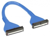 Airflow-Floppy-Kabel 1fach blau 30cm