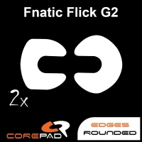 Corepad Skatez PRO 140 Patins Teflon Souris Pieds Fnatic FLICK G2 / CLUTCH 2