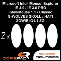 Corepad Skatez PRO   3 - Patins Teflon - Souris Pieds - Microsoft IntelliMouse 1.1 / IE 3.0 / ZOWIE IO1.1 ZG