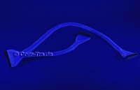 Airflow-Floppy-Kabel 2fach UV-sensitiv blau 75cm